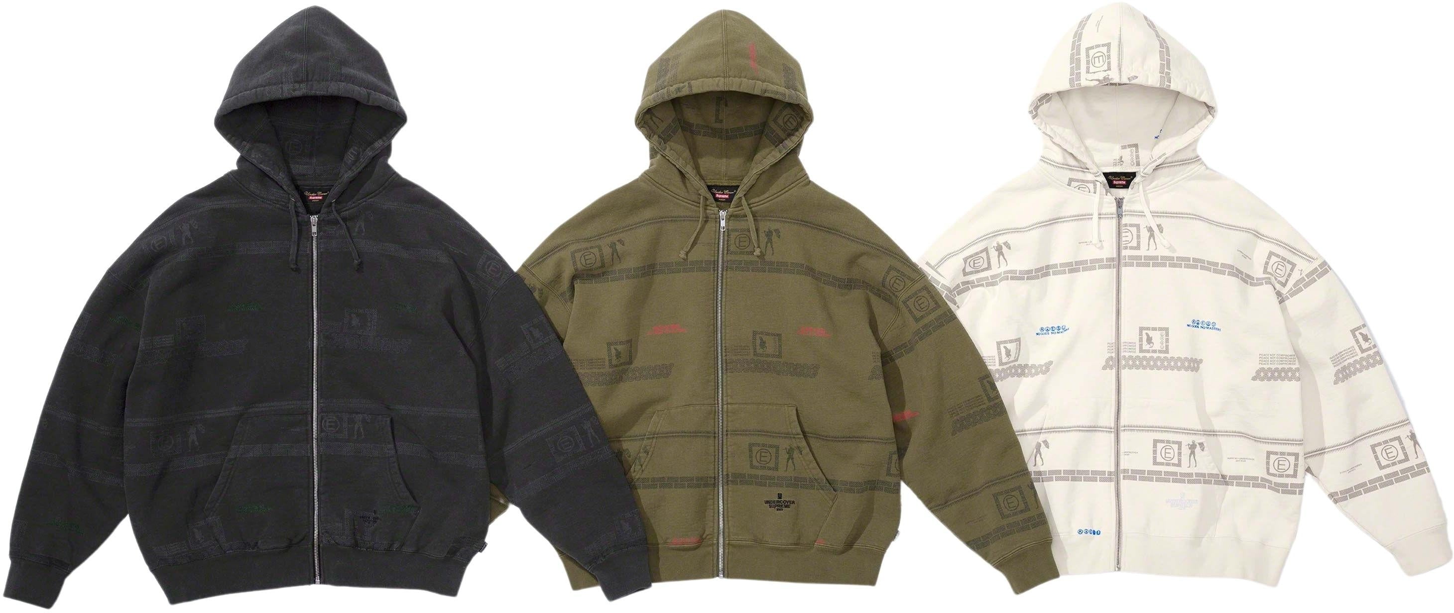 Supreme®/UNDERCOVER Zip Up Hooded Sweatshirt